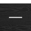 vidaXL Highboard med skuffe Sort eg 50 x 42,5 x 185 cm Konstrueret tr&aelig;