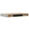 vidaXL v&aelig;ghylder 2 stk. 40x23,5x3,8 cm MDF egetr&aelig;sfarve og hvid