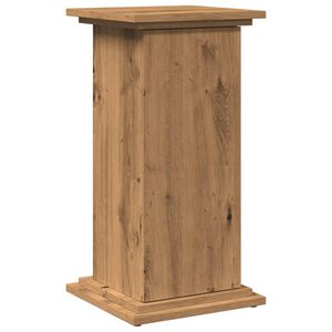 vidaXL piedestal med opbevaring 31x30x60 cm konstrueret tr&aelig; kunsteg