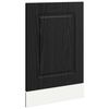 vidaXL Panel til opvaskemaskine Kalmar Sort eg 45 x 1,5 x 57 cm