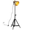 vidaXL gulvlampe 35x35x65/95 cm 25 W E27 antik messingfarve