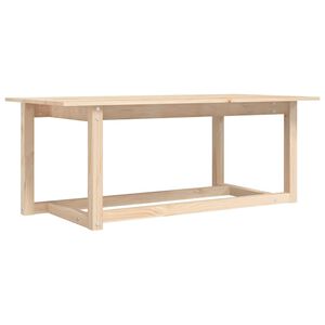 vidaXL sofabord 110x55x45 cm massivt fyrretr&aelig;