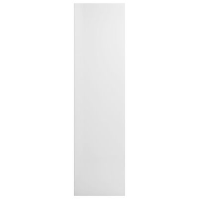 vidaXL bogreol/tv-bord 36x30x143 cm konstrueret træ hvid højglans