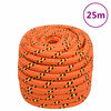 vidaXL tovv&aelig;rk til b&aring;d 20 mm 25 m polypropylen orange