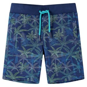 Shorts til b&oslash;rn str. 104 med sn&oslash;re marinebl&aring;