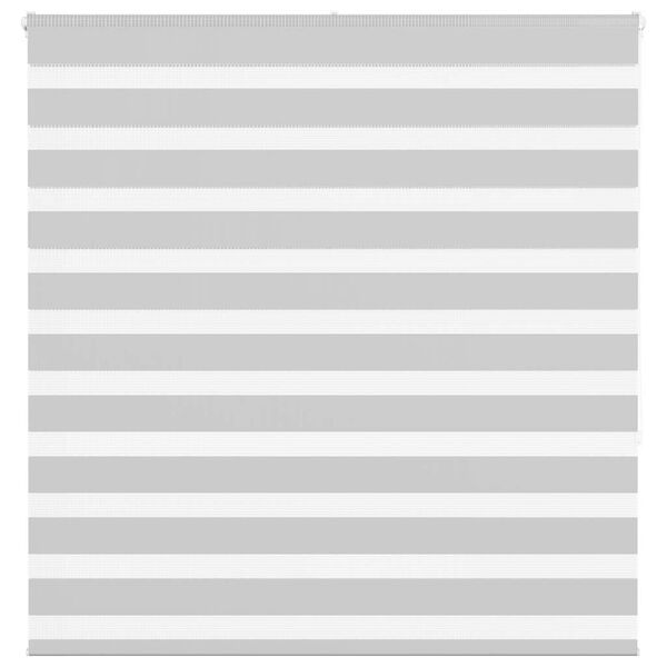 vidaXL zebragardin lysegr&aring; 150x150 cm stofbredde 145,9 cm polyester