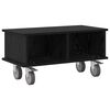vidaXL TV-bord Sort eg 68,5 x 35 x 35 cm Konstrueret tr&aelig;