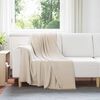 vidaXL Kastet&aelig;pper 24 pcs Beige 170 x 130 cm Fleece