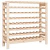 vidaXL vinreol 109,5x30x107,5 cm massivt fyrretr&aelig;