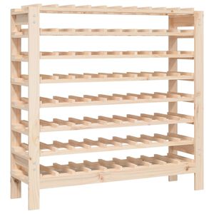 vidaXL vinreol 109,5x30x107,5 cm massivt fyrretr&aelig;