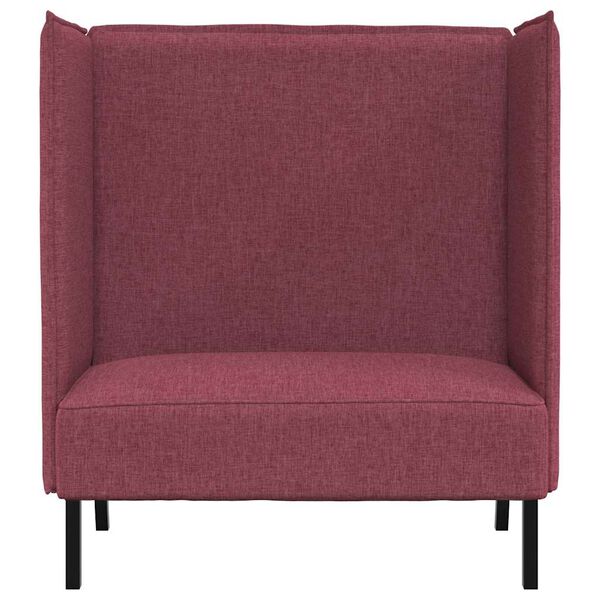 vidaXL H&oslash;j ryg sofa Vinr&oslash;d 109 x 56 x 121 cm Stof