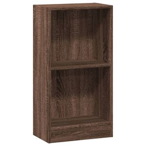 vidaXL bogreol 40x24x76 cm konstrueret tr&aelig; brun egetr&aelig;sfarve