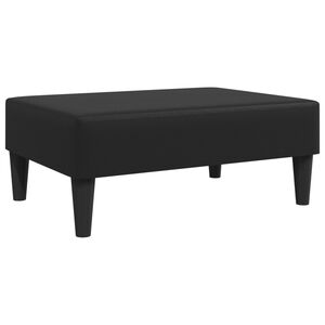 vidaXL fodskammel 77x55x31 cm kunstl&aelig;der sort