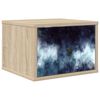 vidaXL V&aelig;gmonteret natbord RAALTE Sonoma-eg 36 x 33 x 25 cm