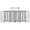 vidaXL radiatorskjuler 205x21,5x83,5 cm konstrueret træ betongrå