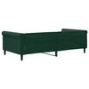vidaXL daybed 100x200 cm velour m&oslash;rkegr&oslash;n
