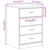vidaXL Garageopbevaringsskab Grå Sonoma 60x51x85 cm
