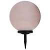 vidaXL LED-solcellelampe 40 cm rund RGB-farver