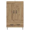 vidaXL Highboard Artisan Egetr&aelig; 69,5 x 31 x 115 cm Konstrueret tr&aelig;