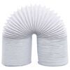 vidaXL udluftningsr&oslash;r 6 m 10 cm PVC