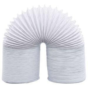 vidaXL udluftningsr&oslash;r 6 m 10 cm PVC