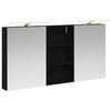 vidaXL Badev&aelig;relsesskabs&aelig;t 3 stk. 140 x 14,5 x 70 cm Konstrueret tr&aelig;
