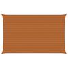 vidaXL Solskygge sejl Orange og Brun 8 x 5 m 100% polyester Oxford