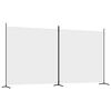 vidaXL 2-panels rumdeler 348x180 cm stof hvid