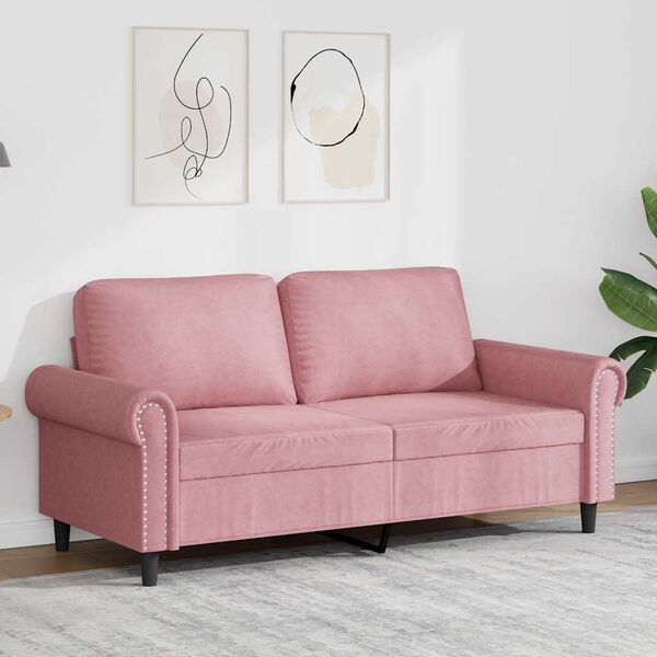 vidaXL 2-personers sofa 140 cm fl&oslash;jl lyser&oslash;d