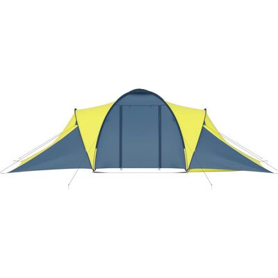 vidaXL telt 6-personers blå og gul