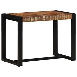 vidaXL b&aelig;nk 60x35x45 cm massivt genbrugstr&aelig; flerfarvet