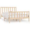 vidaXL sengeramme 120x190 cm massivt tr&aelig;