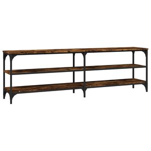 vidaXL tv-bord 160x30x50 cm konstrueret tr&aelig; r&oslash;get egetr&aelig;sfarve