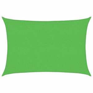 vidaXL solsejl 2x2,5 m 160 g/m&sup2; HDPE lysegr&oslash;n
