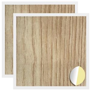 vidaXL Kl&aelig;bende Skrue Cover 2 stk. Artisan Egetr&aelig; &Oslash; 20 x 0,5 mm