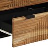 vidaXL Sideboard 3 pcs Brun 60 x 33 x 75 cm Massivt akacietr&aelig;