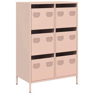 vidaXL skab 68x39x101,5 cm st&aring;l lyser&oslash;d