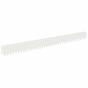 vidaXL Pl&aelig;nekant 20 stk. 103 x 10 cm St&aring;l Hvid