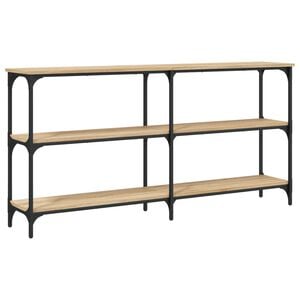 vidaXL konsolbord 150x29x75 cm konstrueret tr&aelig; sonoma-eg