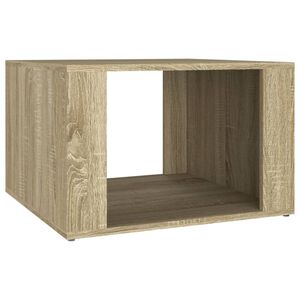 vidaXL sengebord 57x55x36 cm konstrueret tr&aelig; sonoma-eg