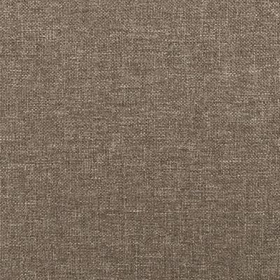 vidaXL sengegavl 90x7x78/88 cm stof gråbrun