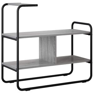 vidaXL Konsolbord Gr&aring; Sonoma 80 x 35 x 75 cm Konstrueret tr&aelig;