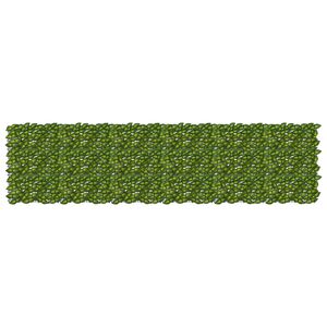 vidaXL Altanscreen med blade Gr&oslash;n og Gul 300 x 75 cm