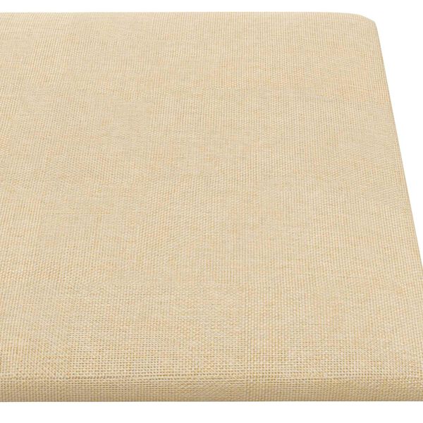 vidaXL V&aelig;ghovedg&aelig;rde 12 pcs Creme 30 x 15 cm Stof