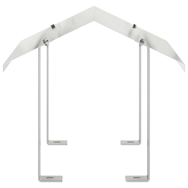 vidaXL Skorstenen hætte Sølv 40 x 40 x 37.5 cm Rustfrit stål