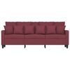 vidaXL 3-personers sofa 180 cm stof vinr&oslash;d