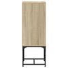 vidaXL skab med glasl&aring;ge 35x37x100 cm sonoma-eg