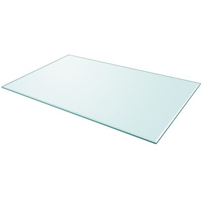 vidaXL bordplade rektangulær 1000 x 620 mm hærdet glas
