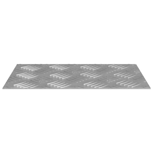 vidaXL Trappe Tread Rektangul&aelig;r 4 pcs S&oslash;lv 30 x 20 cm Aluminium