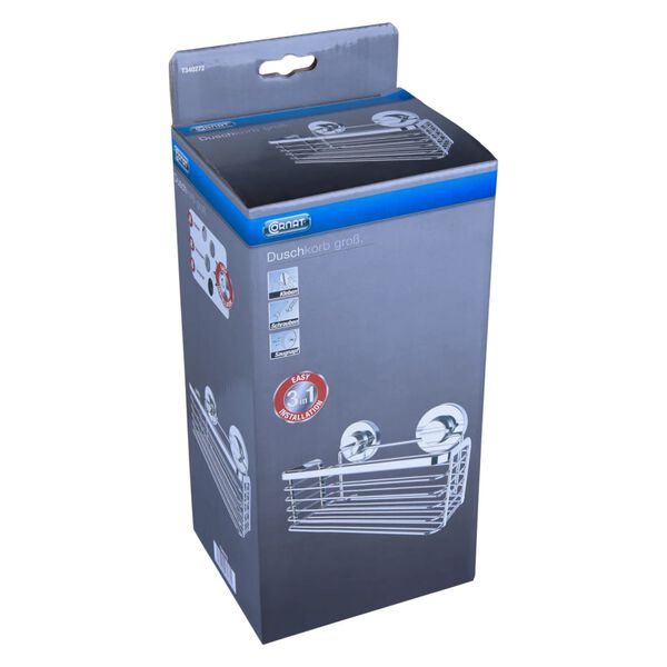 CORNAT brusekurv 3in1 str. L krom